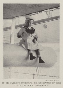 Babasının İzinde, York Prensi Edward HMS Crescent
