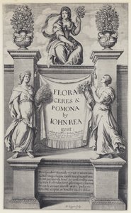 J Rea, Flora, Ceres ve Pomona, R Marriott 1665 (s/b fotoğraf) by English Photographer