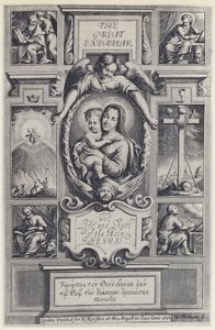 Jeremy Taylor, The Great Exemplar, R Royston 1653 için J Flesher (s/b fotoğraf) by English Photographer