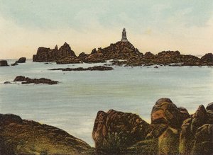Jersey: Corbiere Deniz Feneri (renkli fotoğraf) by English Photographer