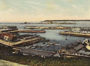 Jersey: The Harbour, St Helier (renkli fotoğraf) by English Photographer