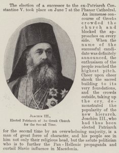 Joachim III, İkinci Kez Yunan Kilisesi Patriği seçildi by English Photographer