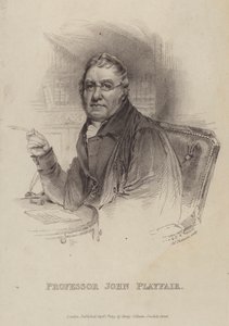 John Playfair, İskoç matematikçi, fizikçi ve jeolog (gravür) by English Photographer