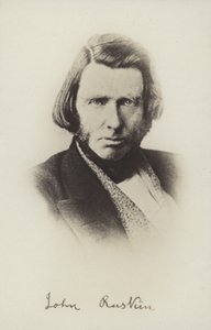 John Ruskin (1819-1900), İngiliz yazar, sanat eleştirmeni, sanatçı ve sosyal düşünür by English Photographer