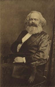 Karl Marx (1818-1883), Alman filozof, ekonomist, tarihçi ve siyaset kuramcısı by English Photographer