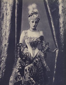Kate Vaughan, İngiliz Gaiety Tiyatrosu oyuncusu (s/b fotoğraf) by English Photographer