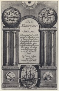 L Roberts, The Merchants Mapp of Commerce, R Mabb 1638 (s/b fotoğraf) by English Photographer