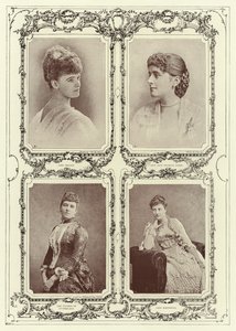Leydi Brooke, Leydi Jane Seymour Combe, Sutherland Düşesi; Leydi Borthwick by English Photographer