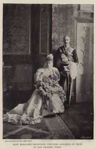 Leydi Margaret Grosvenor (Teck Prensesi Adolphus) Gelinliğiyle by English Photographer