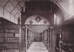 Kütüphane Merton Koleji Oxford by English Photographer