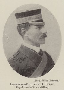 Yarbay JJ Byron, Avustralya Kraliyet Topçu by English Photographer