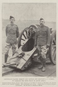 Yarbay Perrott ve Kaptan ve Adjutant AC Currie, Güney Afrika