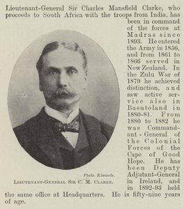 Korgeneral Sir CM Clarke by English Photographer