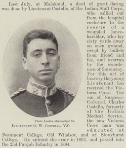 Teğmen GW Costello, VC by English Photographer