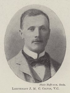 Teğmen JMC Colvin, VC by English Photographer