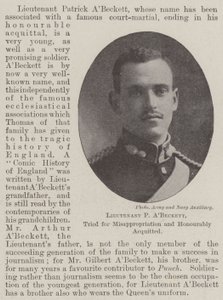 Teğmen P ABeckett, Suistimalden yargılandı ve Onurlu bir şekilde beraat etti by English Photographer