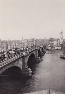 Londra: Londra Köprüsü (s/b fotoğraf) by English Photographer