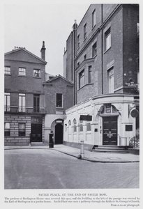 Londra: Savile Place, Savile Row