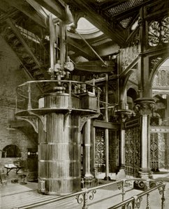 Londra Kanalizasyon: Crossness Pompa İstasyonu (s/b fotoğraf) by English Photographer