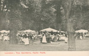 Londra, Çay Bahçeleri, Hyde Park by English Photographer