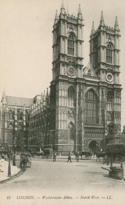 Londra, Westminster Abbey, Kuzey Batı by English Photographer