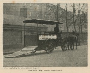 Londons yeni At Ambulansı by English Photographer