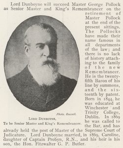 Lord Dunboyne, Kıdemli Usta ve Kings Hatıracısı olacak by English Photographer