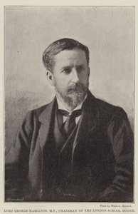 Lord George Hamilton, Milletvekili, Londra Okul Kurulu Başkanı by English Photographer