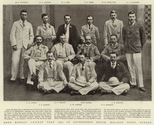 Lord Hawkes Kriket Takımı 1892, Hükümet Konağı, Malabar Point, Bombay
