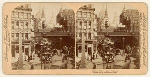 Ludgate Tepesi, stereoskopik görünüm by English Photographer