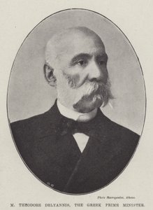 Yunanistan Başbakanı Theodore Delyannis by English Photographer