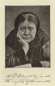Madam Blavatsky by English Photographer