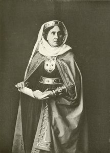 Madam Ristori Lady Macbeth olarak (gravür) by English Photographer