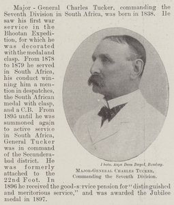 Tümgeneral Charles Tucker, Yedinci Tümen komutanı by English Photographer