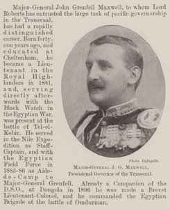 Tümgeneral JG Maxwell, Transvaal Geçici Valisi by English Photographer
