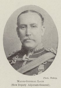 Tümgeneral Laye, Yeni Adjutant-Genel by English Photographer