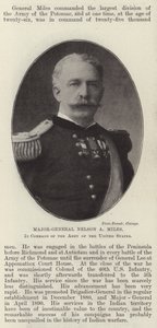 Tümgeneral Nelson A Miles, Birleşik Devletler Ordusu Komutanı by English Photographer