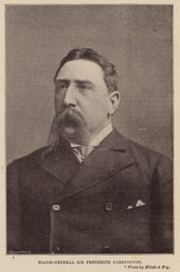 Tümgeneral Sir Frederick Carrington (s/b fotoğraf) by English Photographer