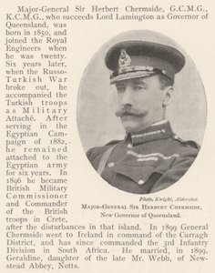 Tümgeneral Sir Herbert Chermside, Queensland