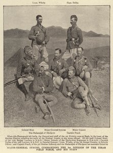Tümgeneral Symons, Tirah Saha Kuvvetlerinin 1. Tümenine ve Kurmay Başkanlığına komuta ediyor by English Photographer