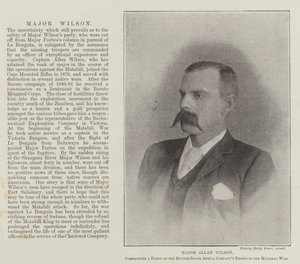 Binbaşı Allan Wilson, Matabili Savaşı