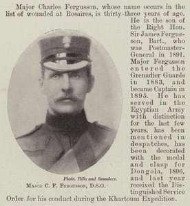 Binbaşı CF Fergusson, DSO by English Photographer