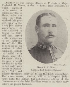 Binbaşı FH Munn, 1. İrlanda Kraliyet Piyadeleri (Mahkum) by English Photographer
