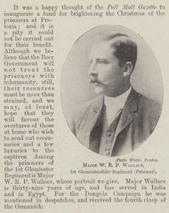 Binbaşı WRP Wallace, 1 Gloucestershire Alayı (Mahkum) by English Photographer
