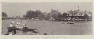 Marlow Regatta, Kıdemli-Genç Sculls Finali by English Photographer