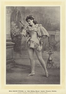 Bayan Edith Wynne, Kırmızı Başlıklı Kız, Gaiety Tiyatrosu, Dublin by English Photographer