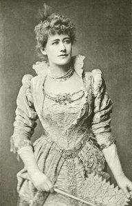 Bayan Ellen Terry Beatrice olarak (gravür) by English Photographer