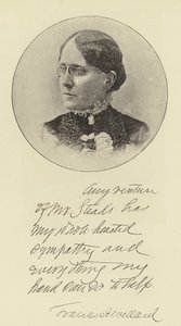 Bayan Frances E Willard by English Photographer