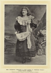 Bayan Georgina Preston, Robinson Crusoe, Grand Theatre, Islington