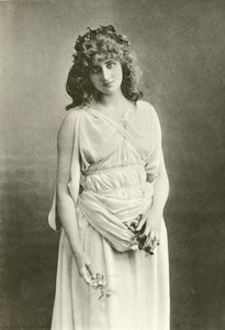 Bayan Mary Anderson Perdita olarak (gravür) by English Photographer